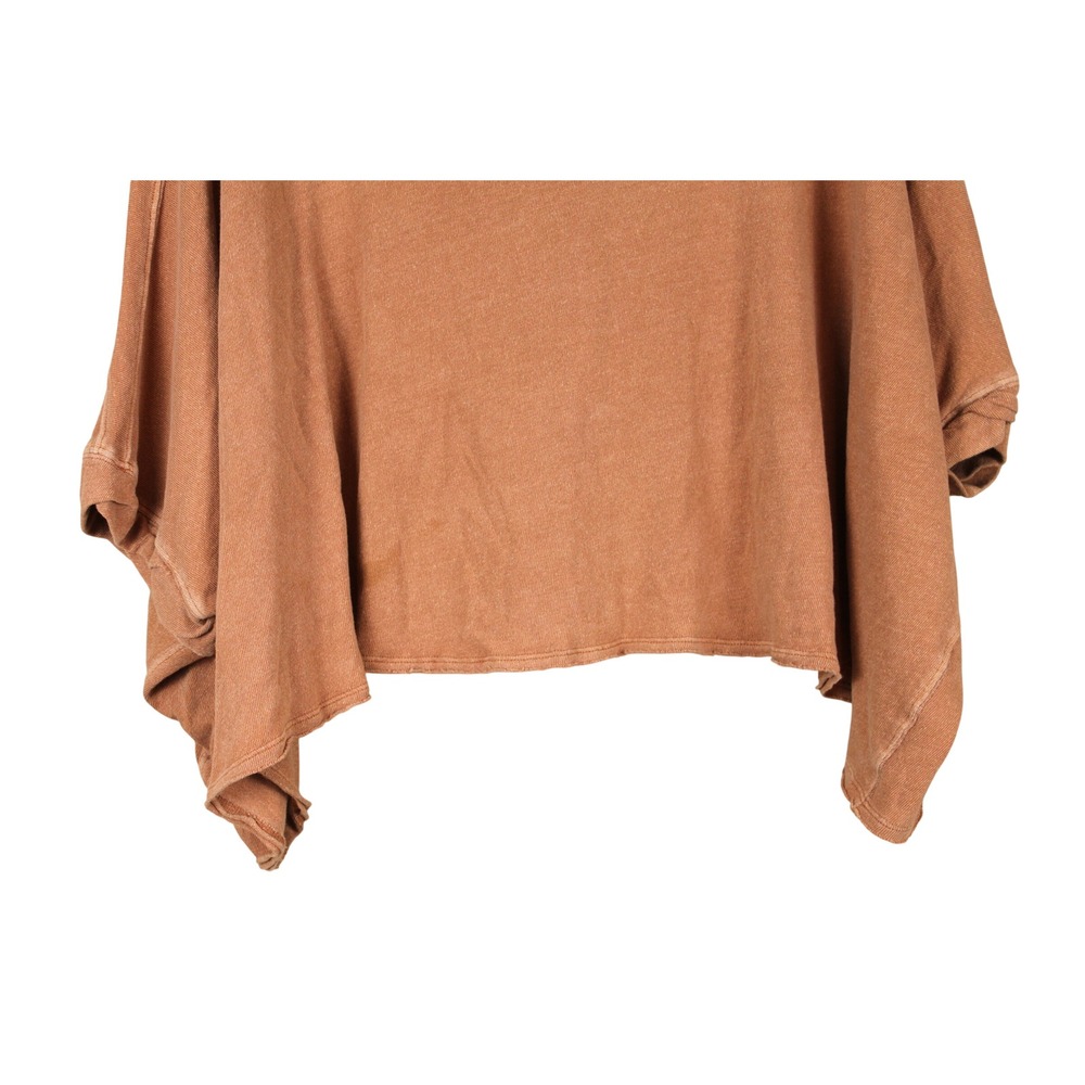 Free People We The Free Grunge Indie Sleaze Boxy Brown Cropped CC Tee Shirt XS - Picture 7 of 11